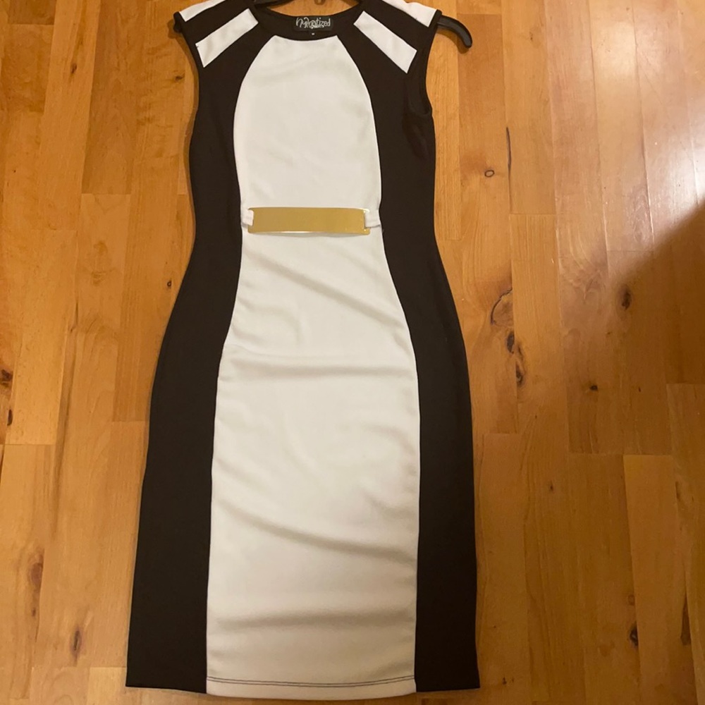 Black and white dress